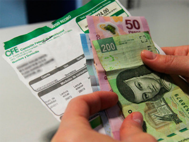 Pago de factura de CFE